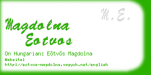 magdolna eotvos business card
